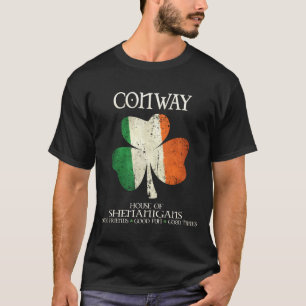 T-shirt Nom de famille Conway Irlande Maison Irlandaise de