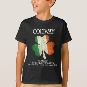 T-shirt Nom de famille Conway Irlande Maison Irlandaise de