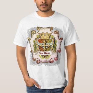 T-shirt Nom de famille croisée