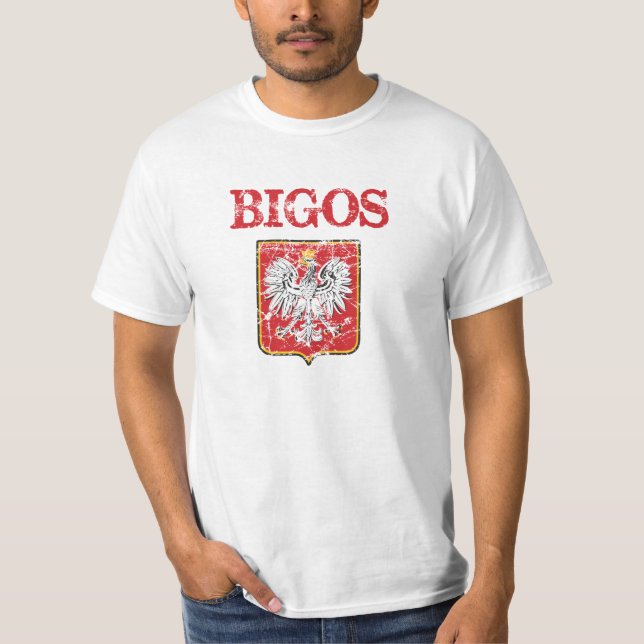 T-shirt Nom de famille de Bigos (Devant)