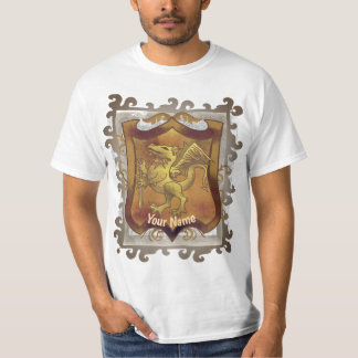 T-shirt Nom de famille de Dragon Quest Shield