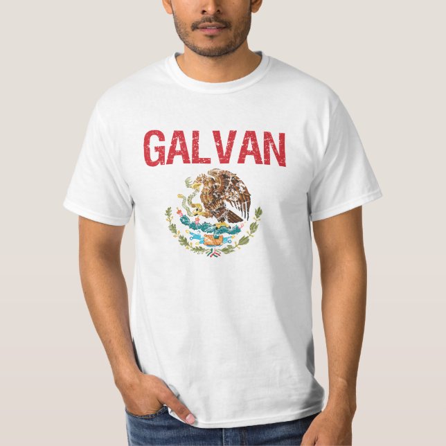 T-shirt Nom de famille de Galvan (Devant)