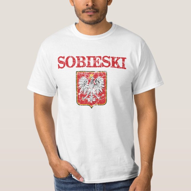 T-shirt Nom de famille de Sobieski (Devant)