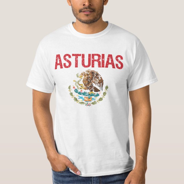 T-shirt Nom de famille des Asturies (Devant)