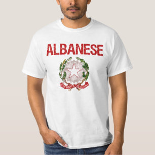 T-shirt Nom de famille d'Italien d'Albanese