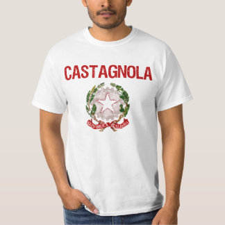 T-shirt Nom de famille d'Italien de Castagnola