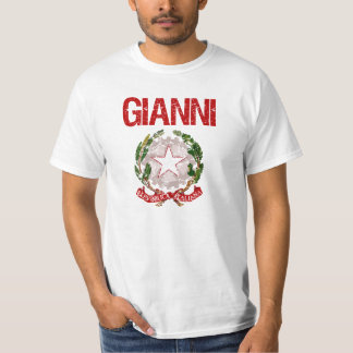 T-shirt Nom de famille d'Italien de Gianni