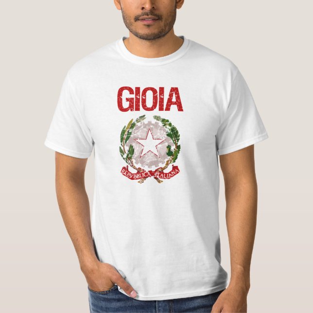 T-shirt Nom de famille d'Italien de Gioia (Devant)