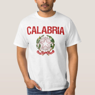 T-shirt Nom de famille d'Italien de la Calabre