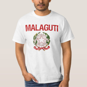 T-shirt Nom de famille d'Italien de Malaguti