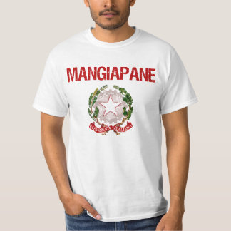 T-shirt Nom de famille d'Italien de Mangiapane