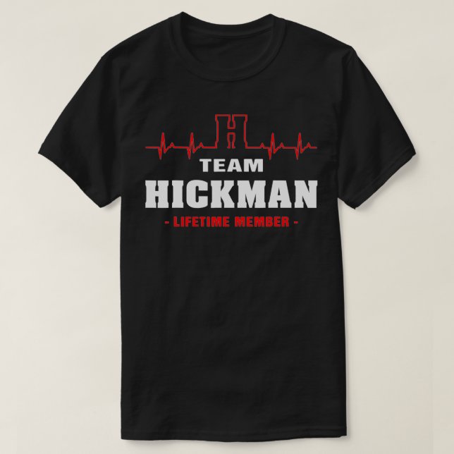 T-shirt Nom de famille HICKMAN Nom de famille Team HICKMAN (Design devant)