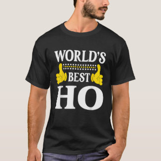 T-shirt Nom de famille Ho Équipe drôle Nom de famille de f