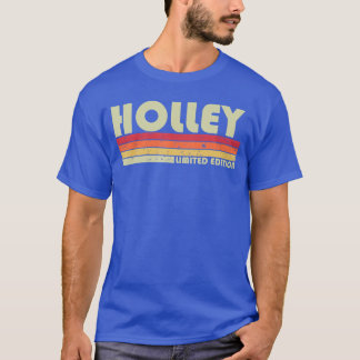 T-shirt Nom de famille Holley drôle rétro vintage 80s 90s