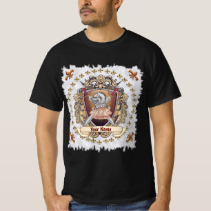 T-shirt Nom de famille Knight Shield