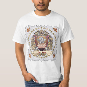 T-shirt Nom de famille Knight Shield
