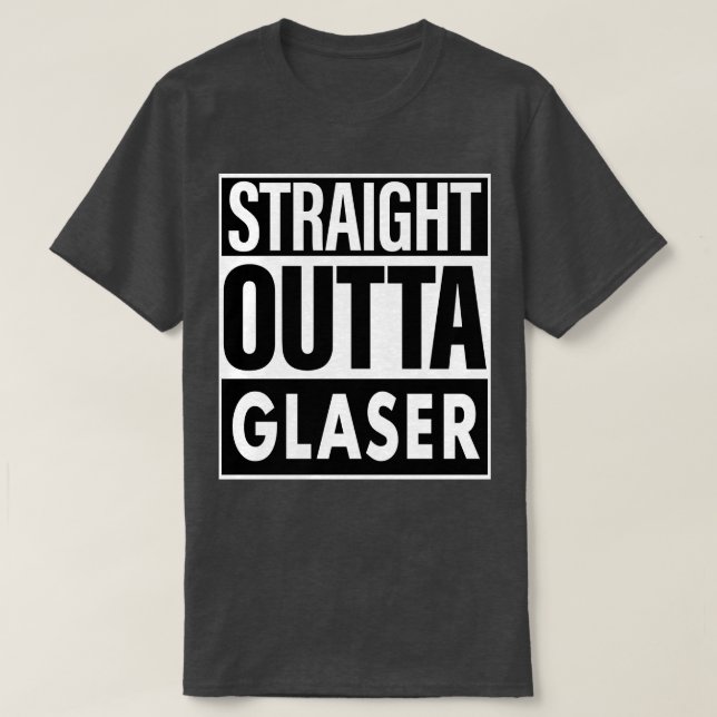 T-shirt Nom de Glaser Droit Extérieur Glaser (Design devant)
