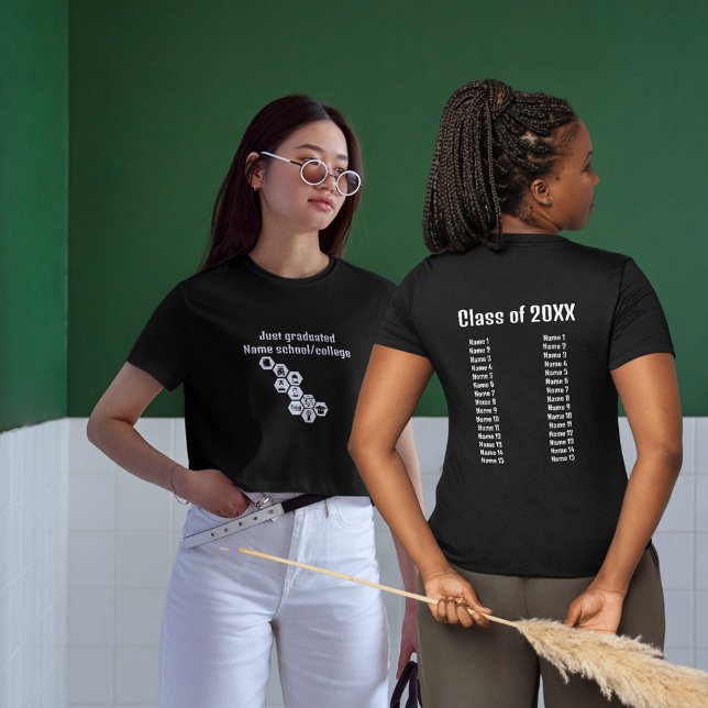 T-shirt nom de graduation des camarades de classe simple n (Créateur téléchargé)