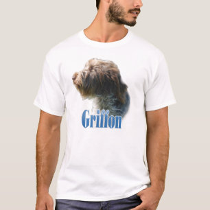 T-shirt Nom de griffon de pointage à poils durs