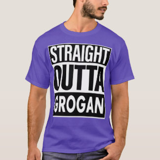 T-shirt Nom de Grogan, droit devant Grogan