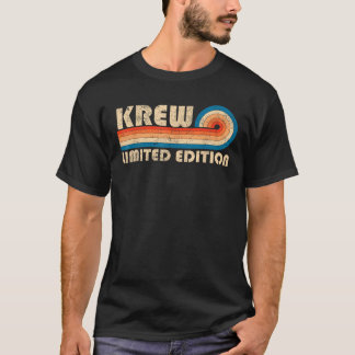 T-shirt Nom de KREW Drôle Rétro Vintage Anniversaire
