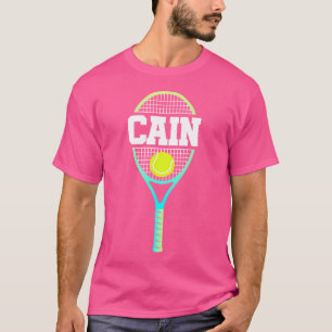 T-shirt Nom De La Plume Joueur De Tennis Garçons Ball Et R
