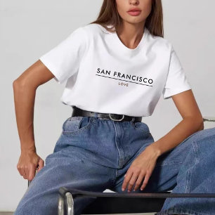 T-SHIRT NOM DE LA VILLE MODERNE