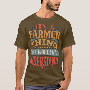 T-shirt Nom de l'agriculteur