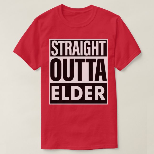 T-shirt Nom de l'aîné Droit devant l'aîné (Design devant)