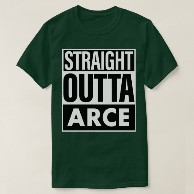 T-shirt Nom De L'Arce Droit En Dehors De L'Arce (Design devant)