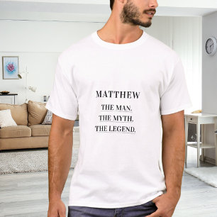 T-shirt Nom de légende de mythe d'homme amusant