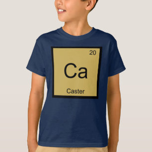 T-shirt Nom de l'élément de chimie de la table périodique