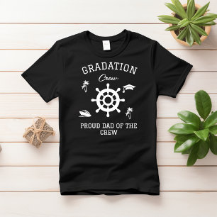 T-shirt Nom de l'équipage de croisière de famille