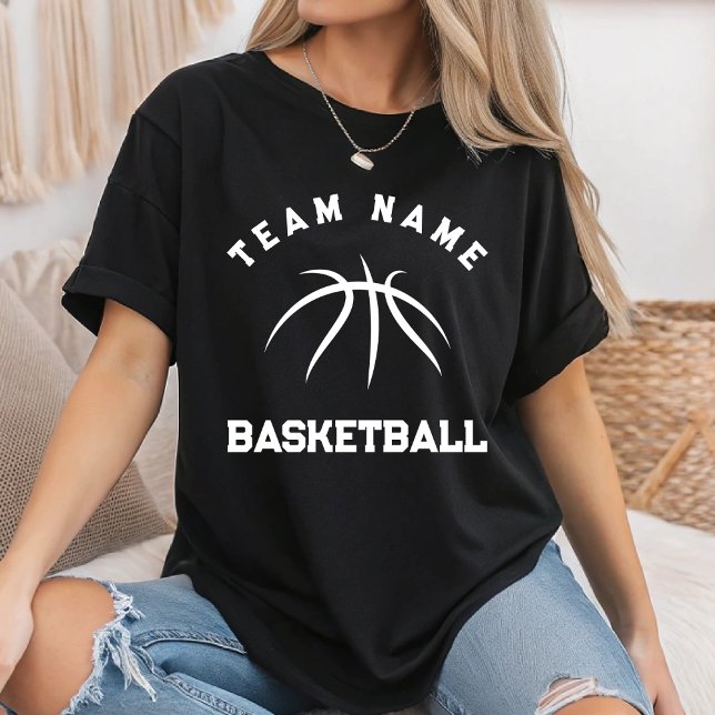 T-shirt Nom de l'équipe de basket-ball personnalisé Joueur (Créateur téléchargé)