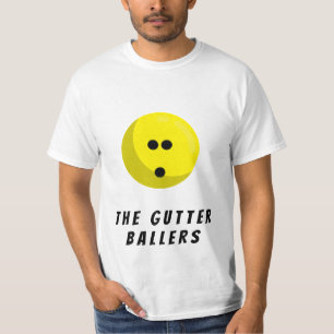 T-shirt Nom de l'équipe de Bowling personnalisée   Boule d