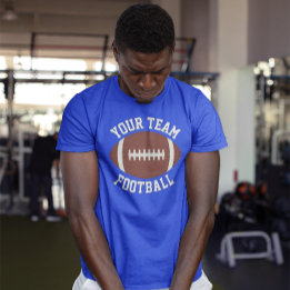 T-shirt Nom de l'équipe de football personnalisée + Nom et