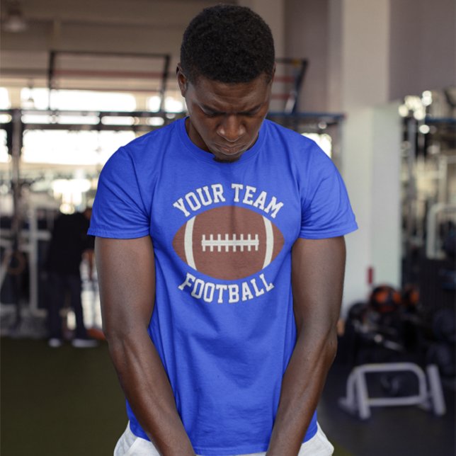 T-shirt Nom de l'équipe de football personnalisée + Nom et (Custom football team t-shirts.)