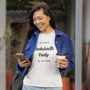T-shirt Nom de l'équipe de la mariée pour l'enterrement de