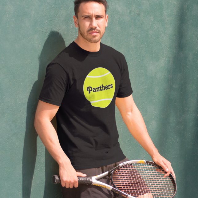 T-shirt Nom de l'équipe de tennis personnalisée ou du lect (Créateur téléchargé)
