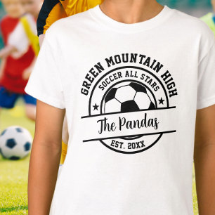 T-shirt Nom de l'équipe du club scolaire Numéro de l'équip