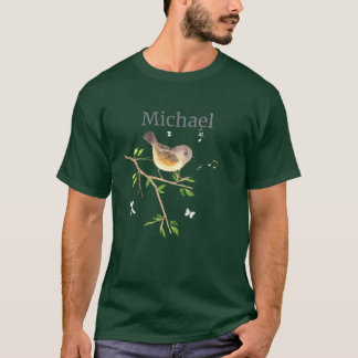 T-shirt Nom de l'oiseau Waldier Michael retro