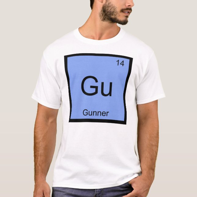 T-shirt Nom de l'utilisateur Chimie Élément Tableau périod (Devant)