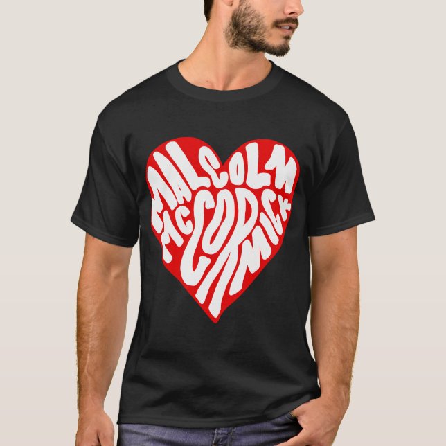 T-shirt Nom de Malcolm Mccormick (Devant)