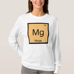 T-shirt Nom de Marge Chimie Élément Tableau Périodique