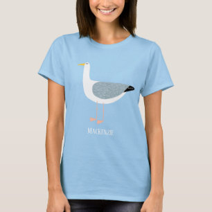 T-shirt Nom de mouette mignonne