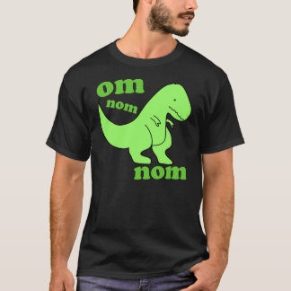 T-shirt nom de nom de l'OM de dinosaure