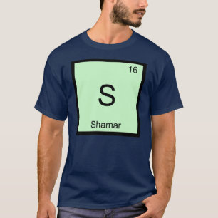 T-shirt Nom de Shamar Chimie Élément Tableau périodique