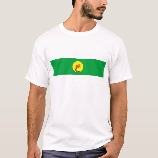 T-shirt nom de symbole de nation de drapeau de pays du (Devant)
