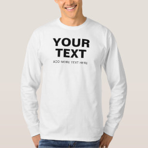 T-shirt Nom de texte personnalisable Photo Mens Modèle mod
