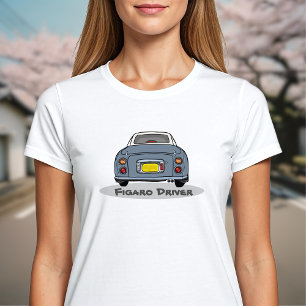 T-shirt Nom De Voiture Lapis Grey Figaro Figaro Pilote Fig